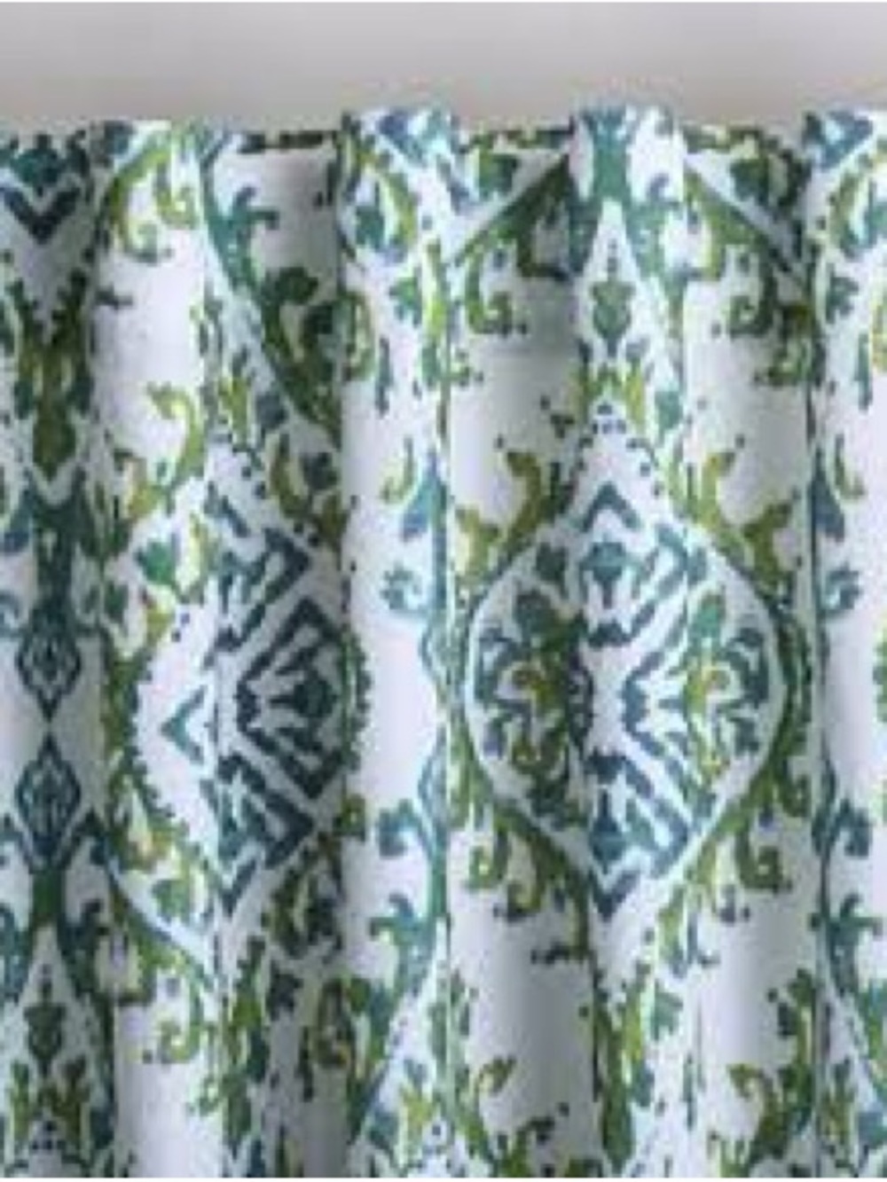 Victoria Classics London Green and Teal Curtain Panels (Set of 4)